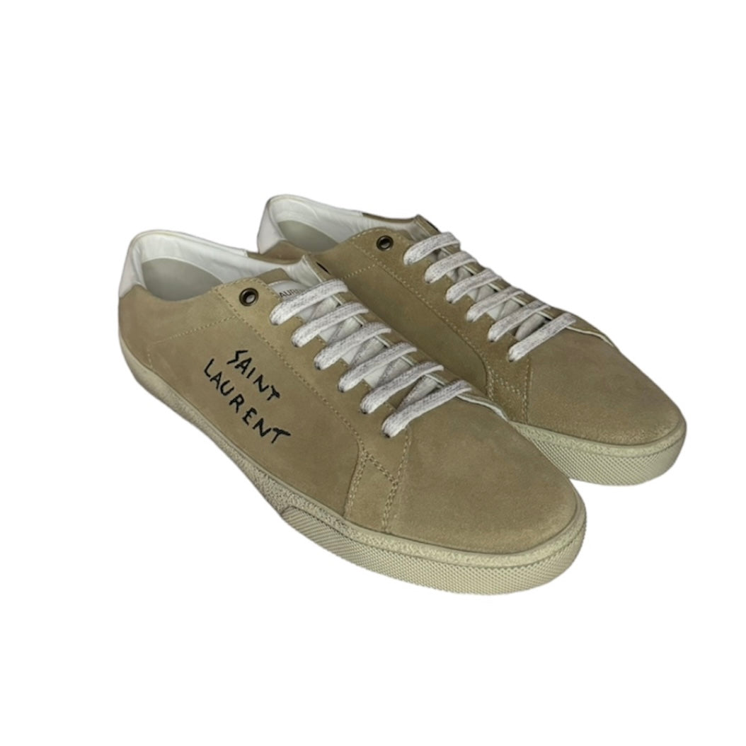 SAINT LAURENT BEIGE SL 06 SUEDE SNEAKER | EU 42