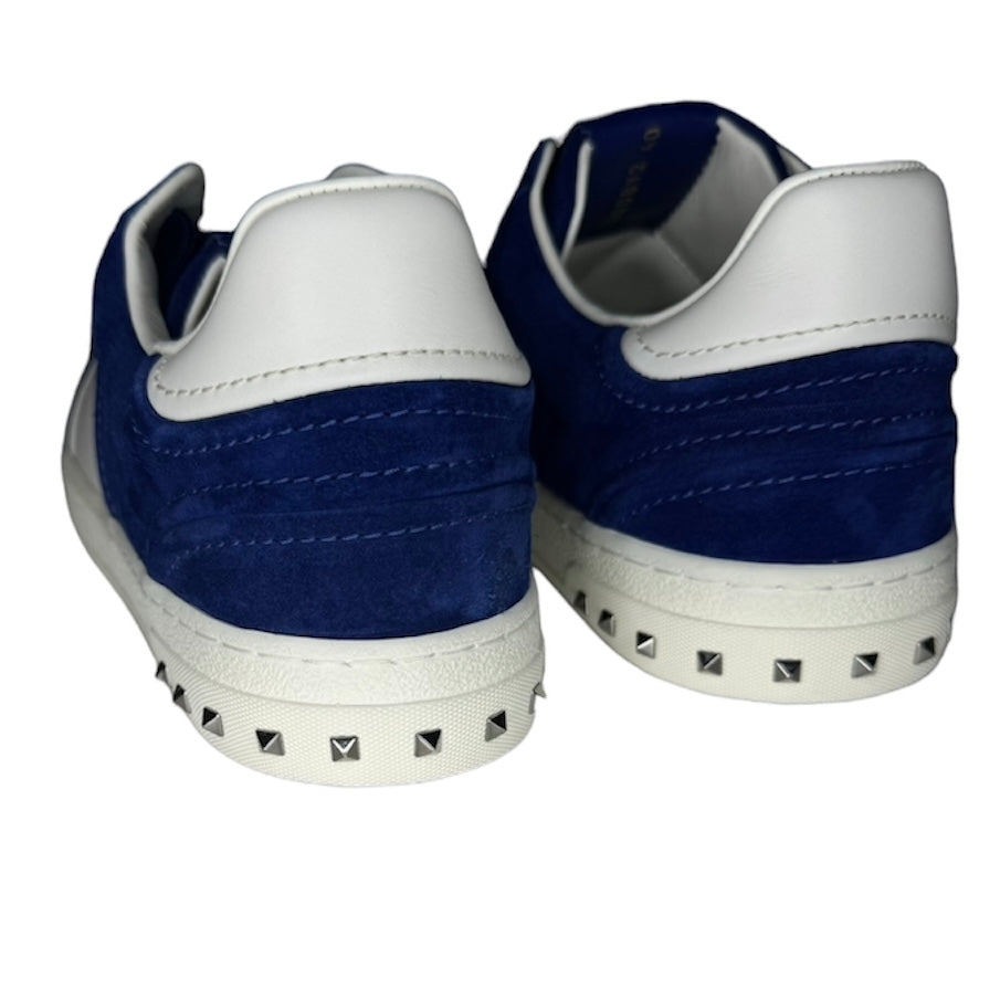 VALENTINO ROYAL BLUE FLYCREW SUEDE SNEAKER | EU 40