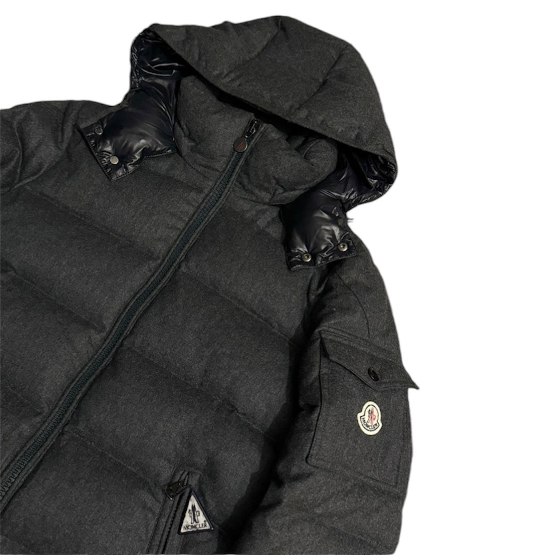 MONCLER MONTGENEVRE JACKET GREY | SIZE: 1