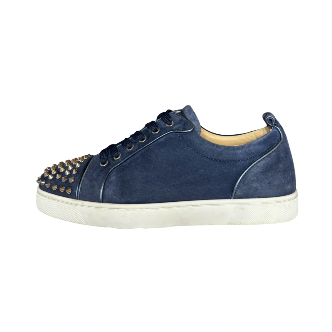 LOUBOUTIN LOUIS JUNIOR SNEAKER BLUE | EU 42