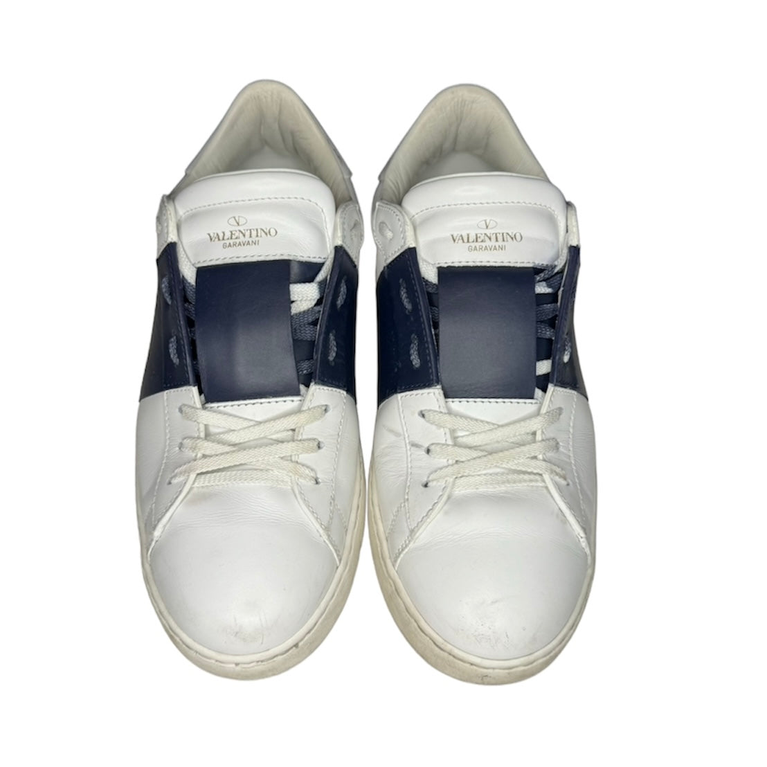 VALENTINO NAVY OPEN SNEAKER / EU 42