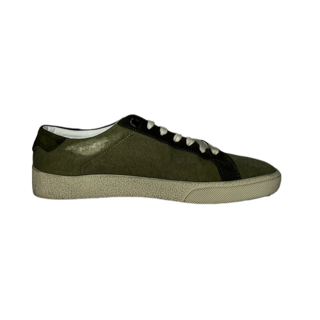 SAINT LAURENT GREEN COURT CLASSIC SNEAKER / EU 40