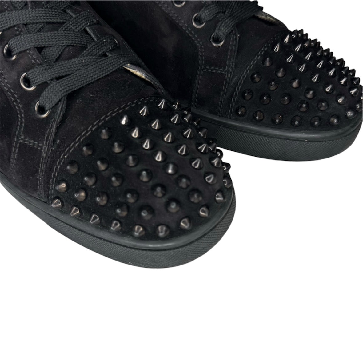 LOUBOUTIN LOUIS JUNIOR SNEAKER BLACK | SIZE: 44