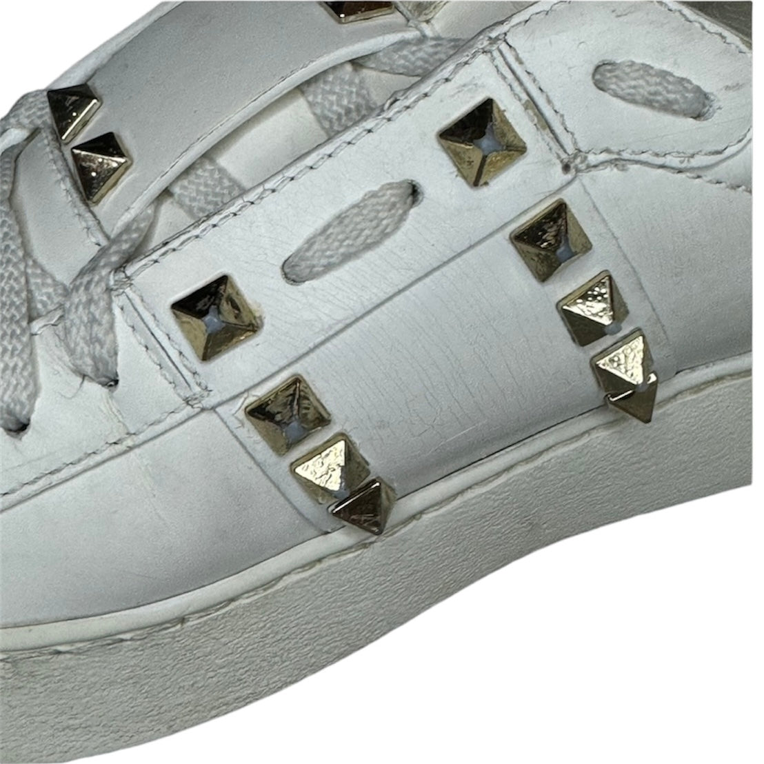 VALENTINO ROCKSTUD SNEAKER WHITE | SIZE: 36.5