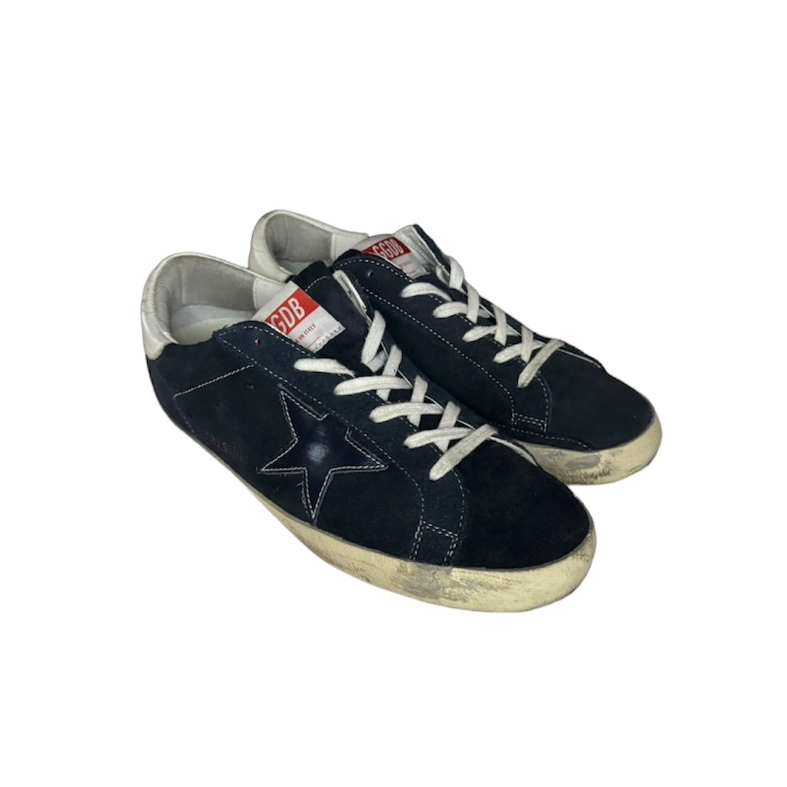 GOLDEN GOOSE NAVY SUPERSTAR SUEDE SNEAKER | EU 40