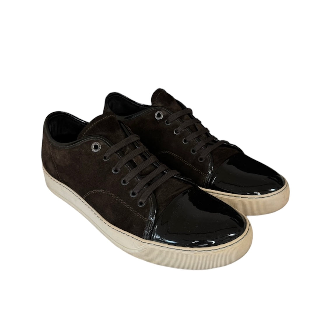 LANVIN DBB1 SUEDE BROWN SNEAKERS | EU 44