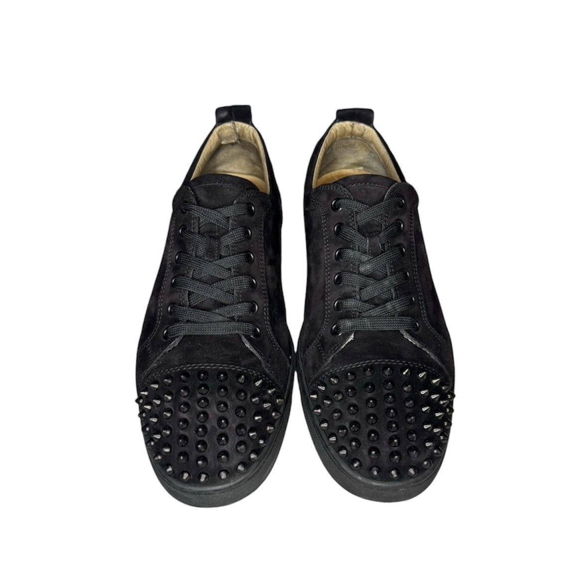 LOUBOUTIN LOUIS JUNIOR SNEAKER BLACK | SIZE: 44