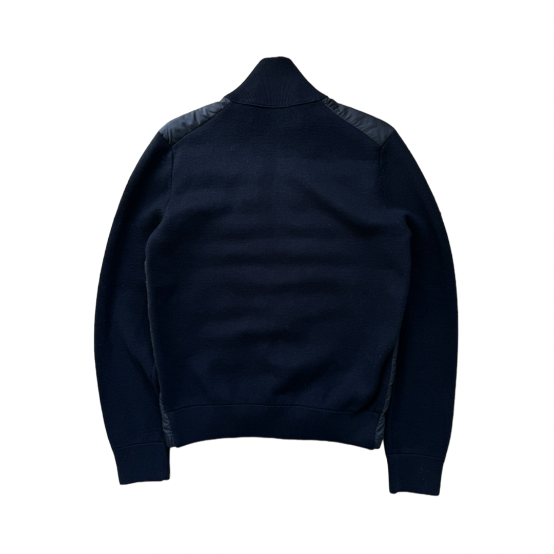 MONCLER BLUE TRICOT CARDIGAN | S