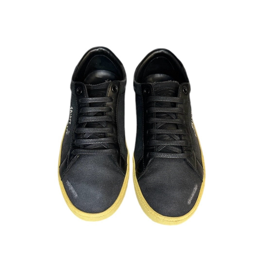 SAINT LAURENT COURT CLASSIC SNEAKER BLACK | SIZE: 41