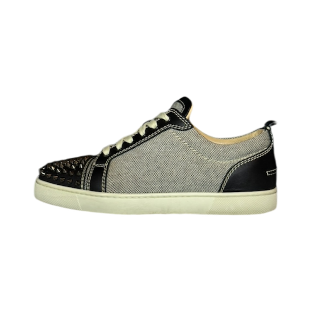 LOUBOUTIN LOUIS JUNIOR SNEAKERS GREY | SIZE: 41.5