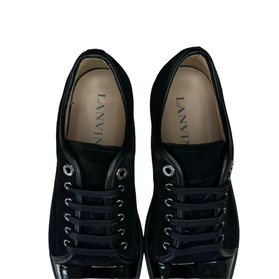 LANVIN DBB1 SUEDE BLACK SNEAKER | EU 42