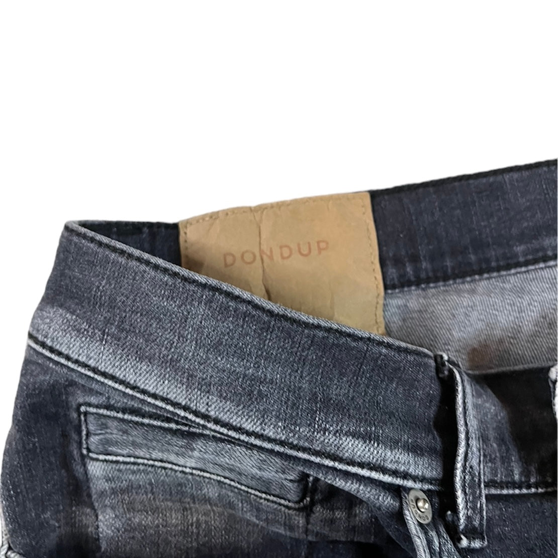 DONDUP BLACK GEORGE SKINNYFIT JEANS / EU 30