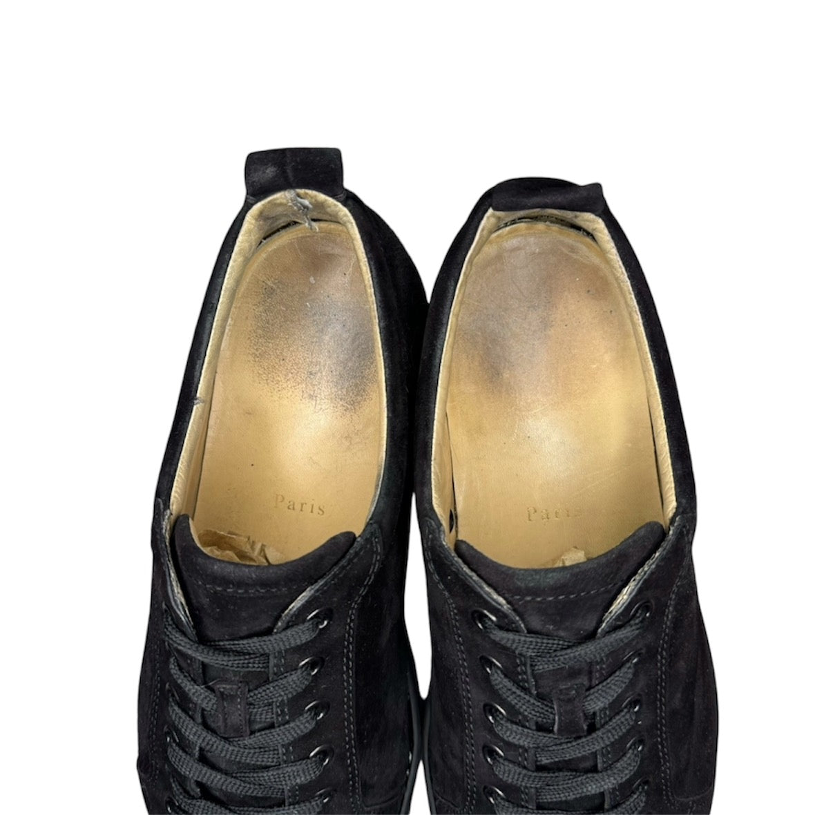 LOUBOUTIN LOUIS JUNIOR SNEAKER BLACK | SIZE: 44