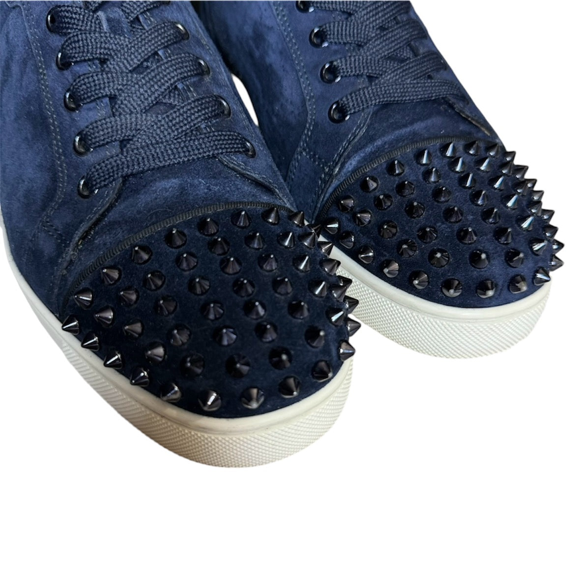 LOUBOUTIN LOUIS JUNIOR SNEAKER NAVY | SIZE: 43