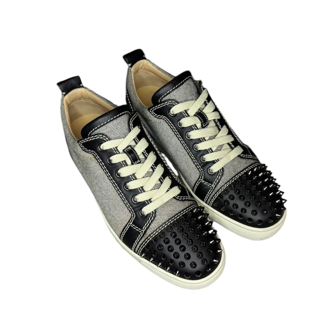 LOUBOUTIN LOUIS JUNIOR SNEAKERS GREY | SIZE: 41.5