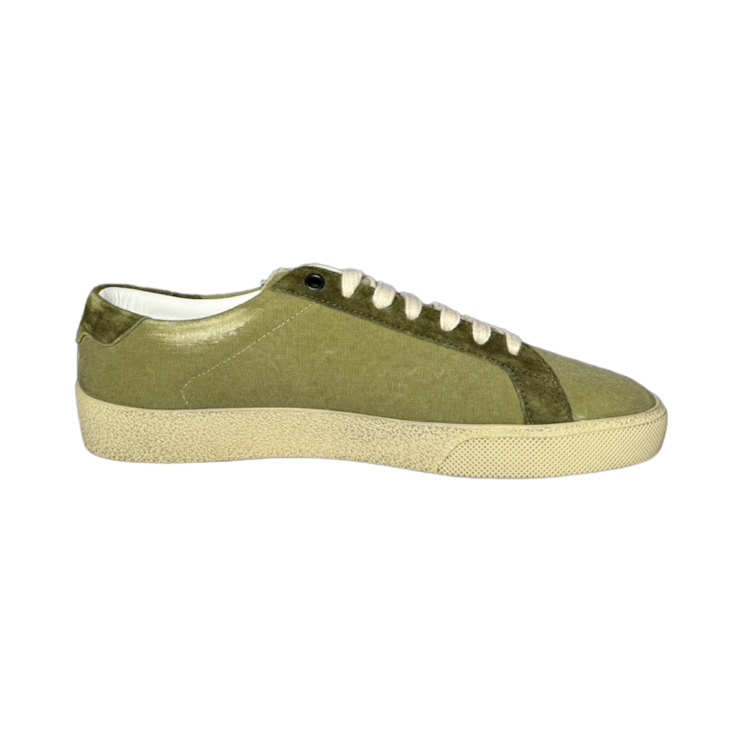 SAINT LAURENT GREEN COURT CLASSIC SNEAKER / EU 41