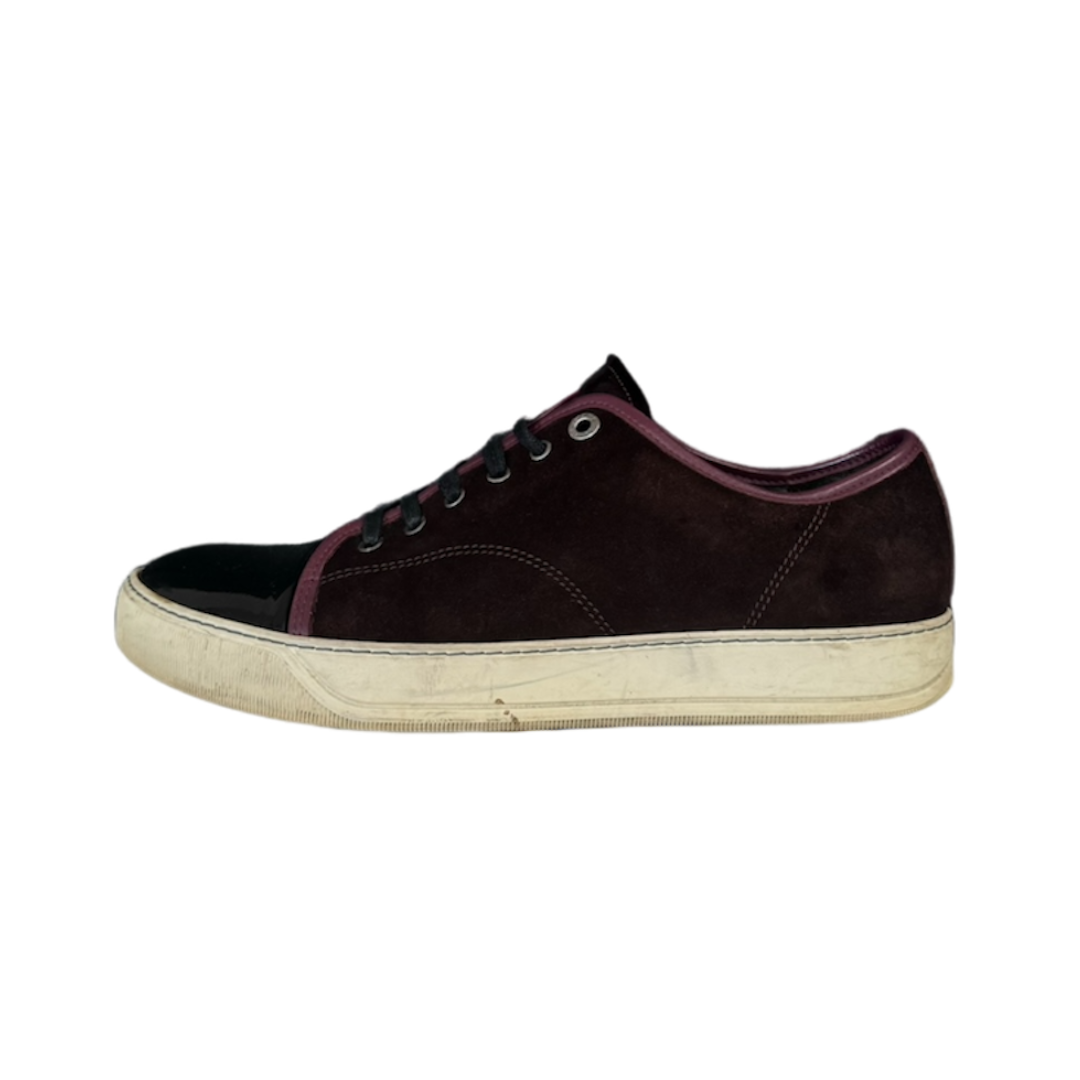 LANVIN DBB1 SUEDE BURGENDY SNEAKERS | EU 43