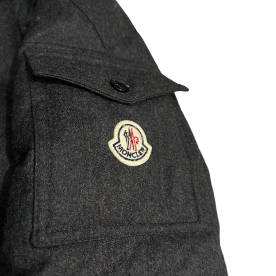 MONCLER MONTGENEVRE JACKET GREY | SIZE: 1