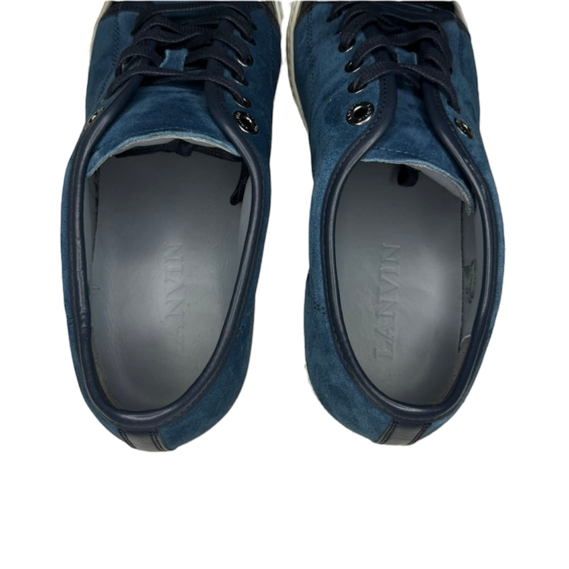 LANVIN BLUE DBB1 SUEDE SNEAKER / UK 9