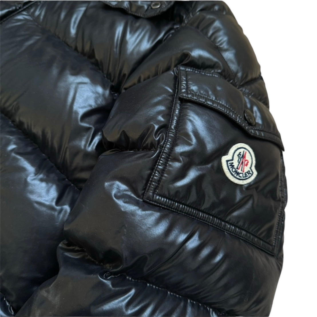 MONCLER MAYA BLACK DOWN JACKET | 3