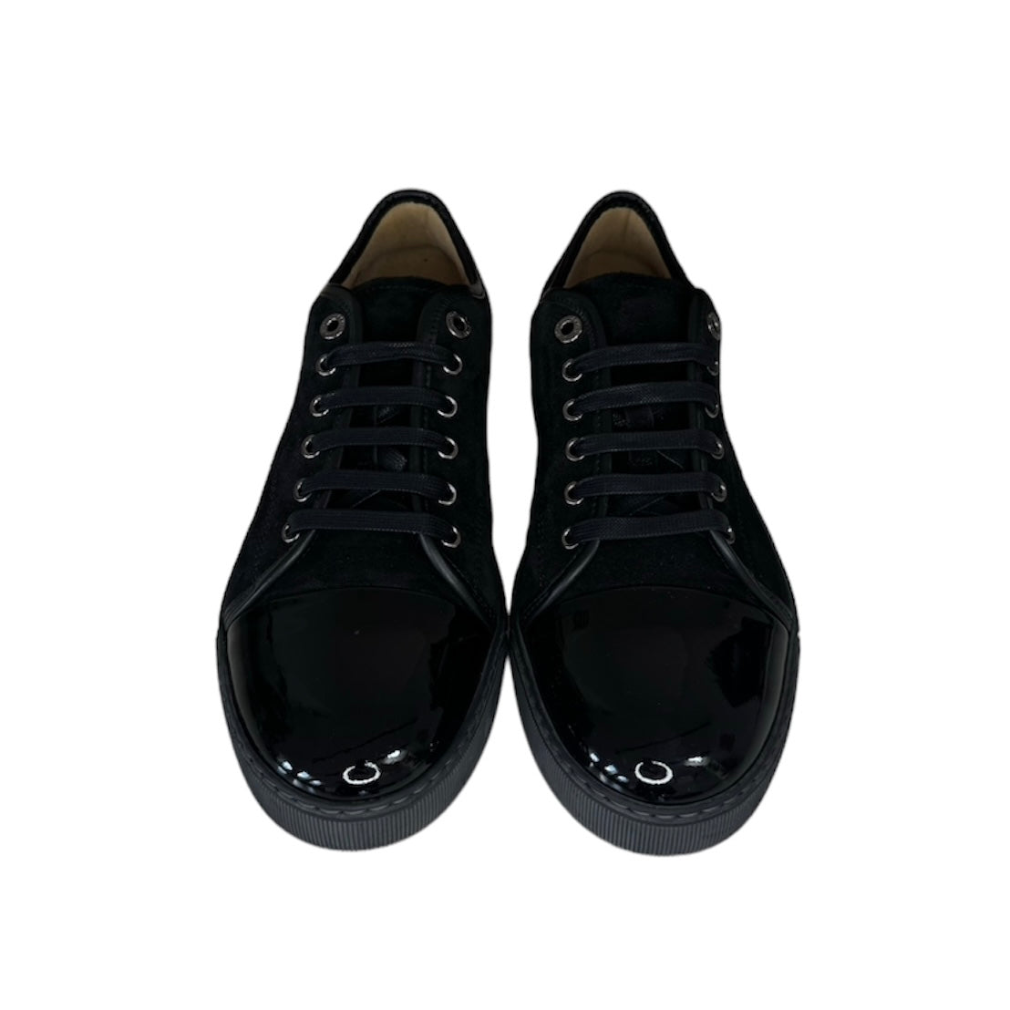 LANVIN DBB1 SUEDE BLACK SNEAKER | EU 42