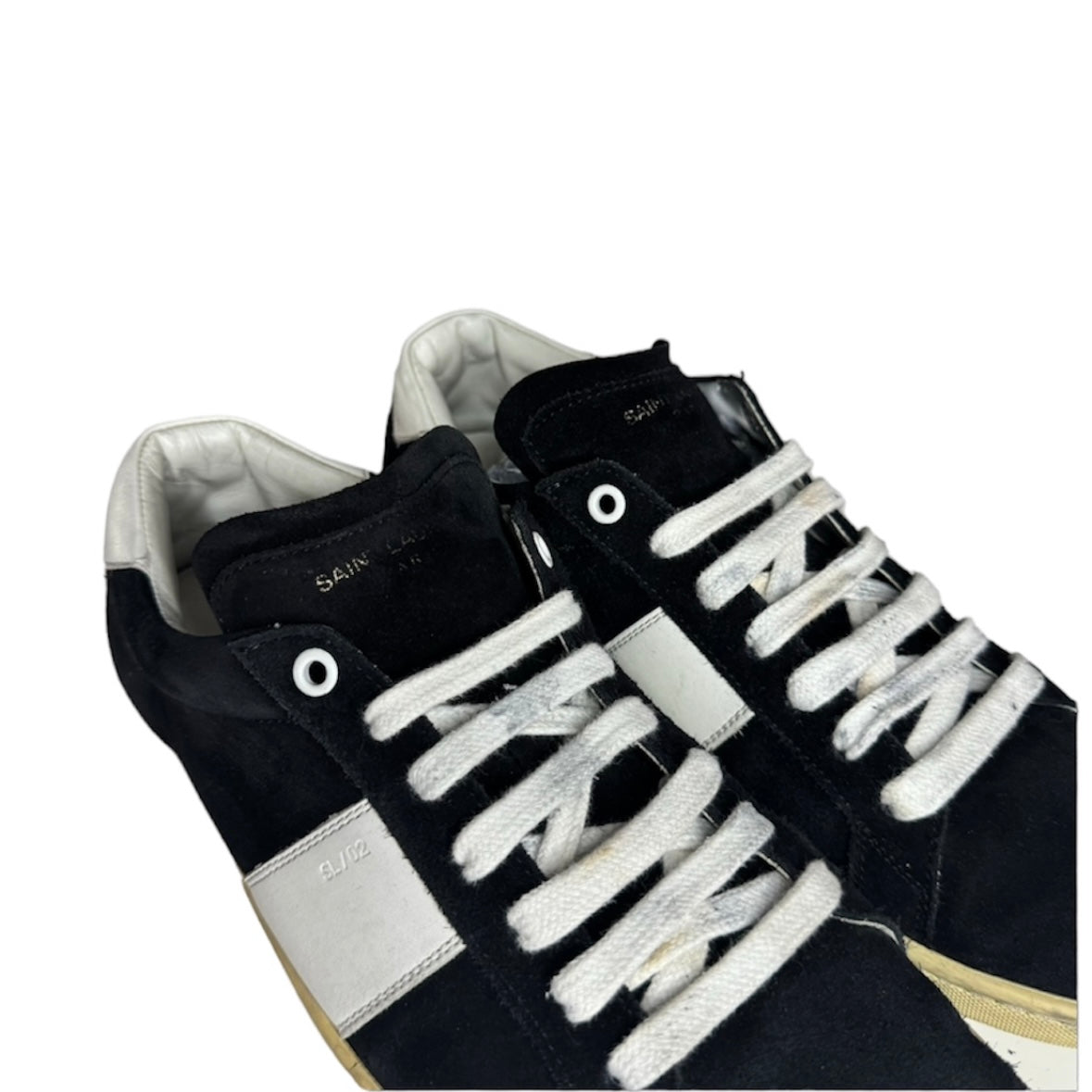 SAINT LAURENT NAVY SL 02 SUEDE SNEAKER | EU 42