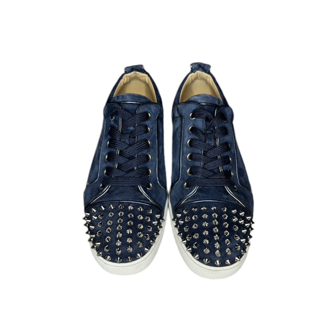 LOUBOUTIN LOUIS JUNIOR SNEAKER BLUE | EU 42