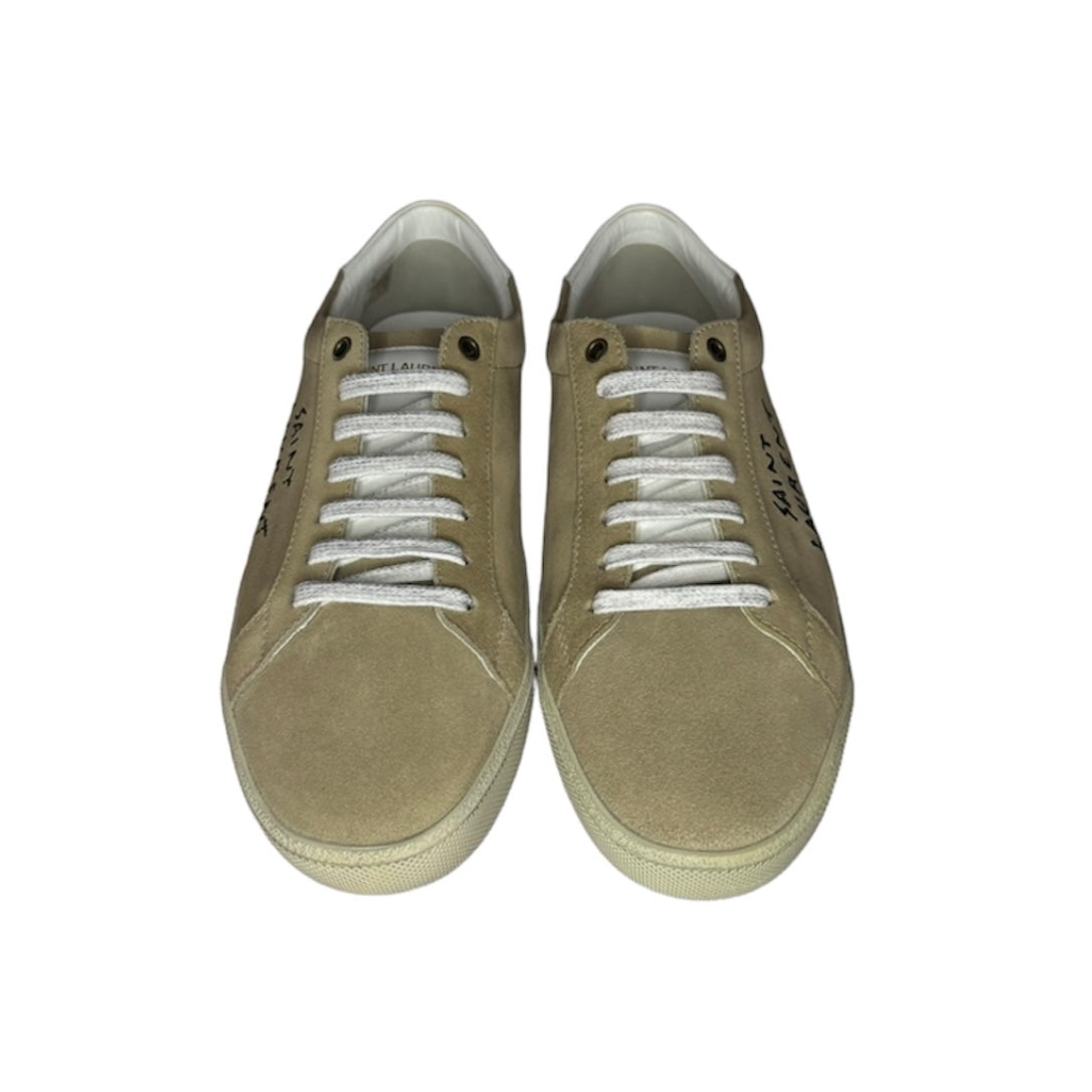 SAINT LAURENT BEIGE SL 06 SUEDE SNEAKER | EU 42