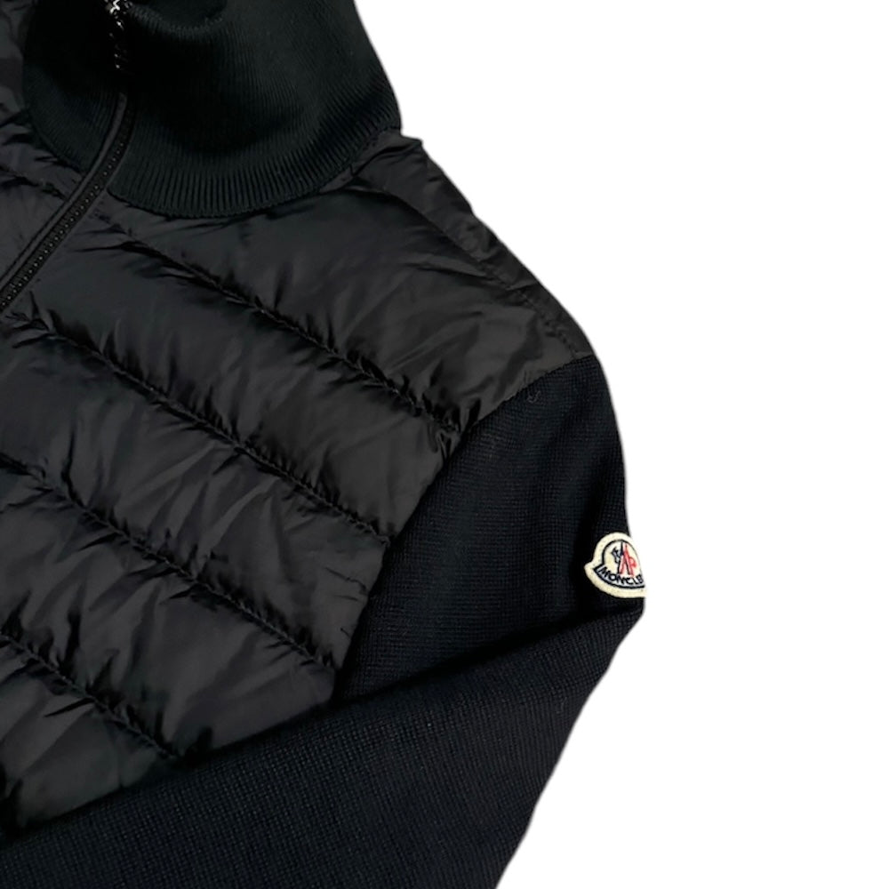 MONCLER TRICOT CARDIGAN BLACK | SIZE: S