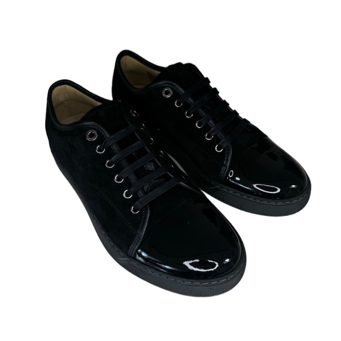 LANVIN DBB1 SUEDE BLACK SNEAKER | EU 42