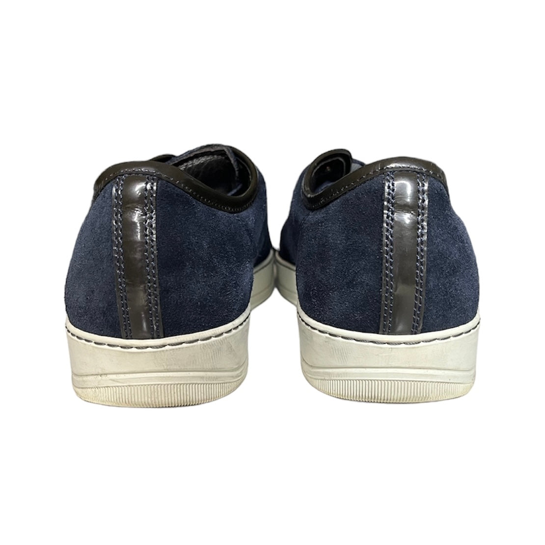 LANVIN NAVY DBB1 CAP TOE SNEAKER / UK 8