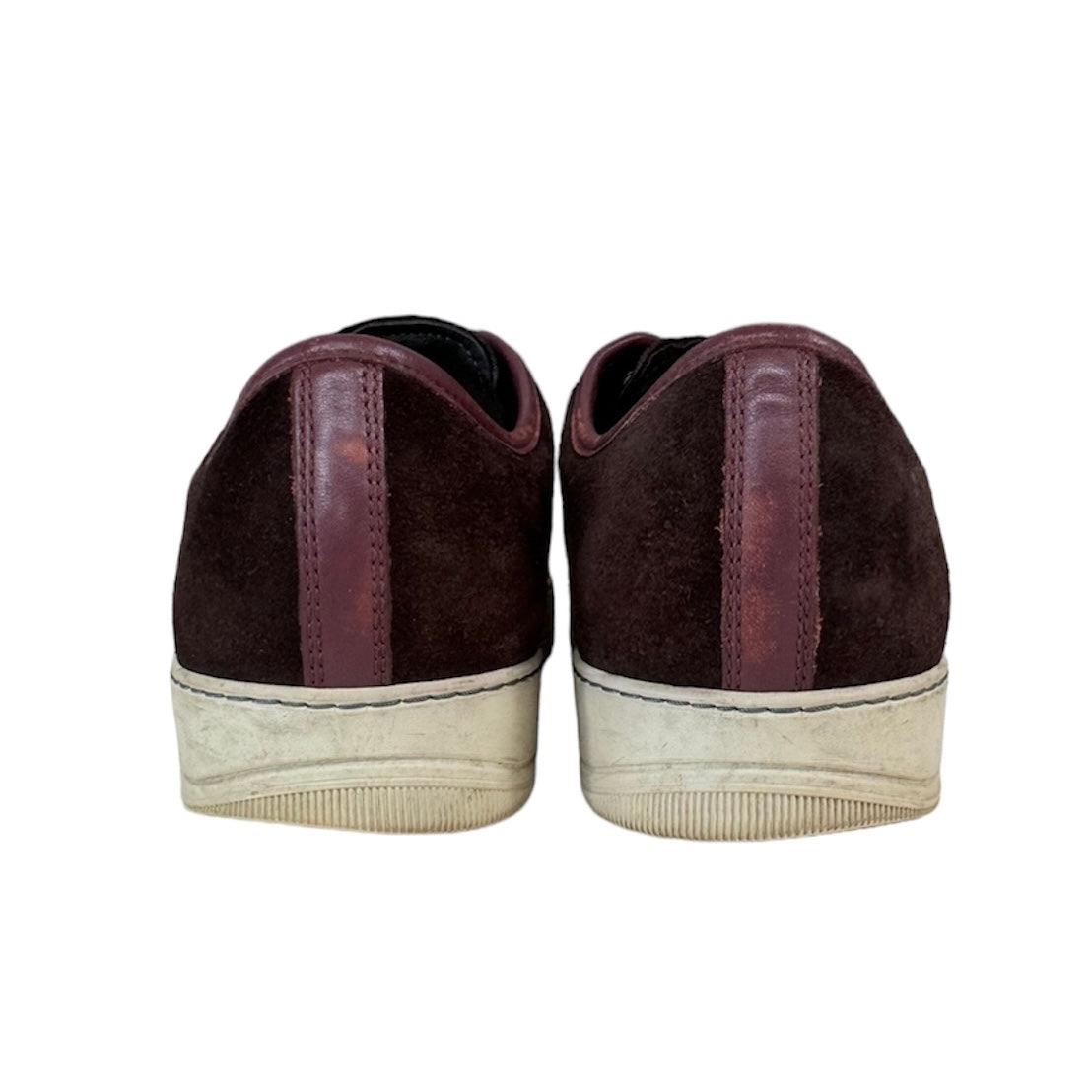 LANVIN DBB1 SUEDE BURGENDY SNEAKERS | EU 43