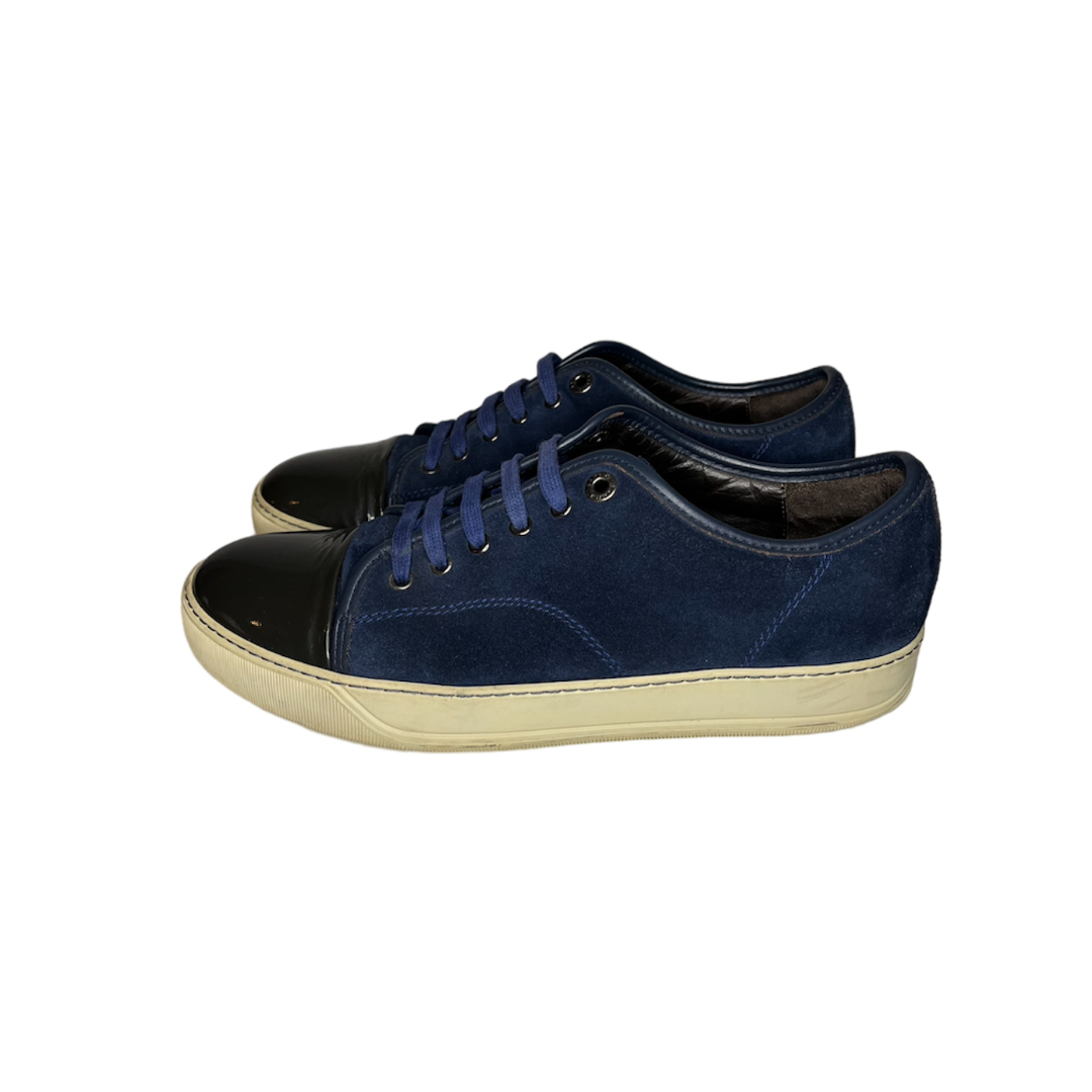 LANVIN BLUE DDB1 CAP TOE SNEAKER / UK 8