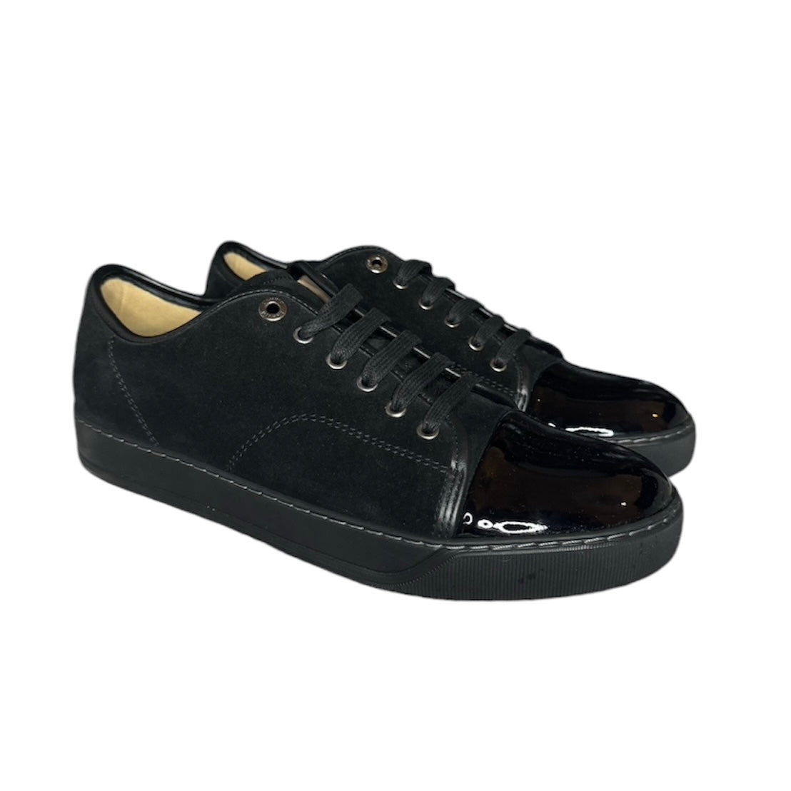 LANVIN DBB1 CAP TOE SNEAKER BLACK | EU 41