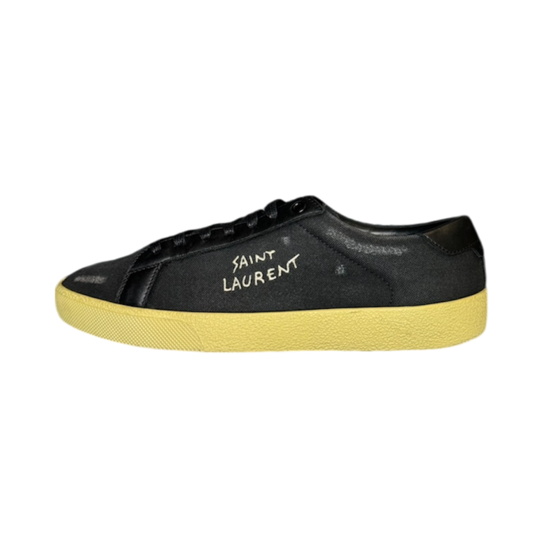 SAINT LAURENT COURT CLASSIC SNEAKER BLACK | SIZE: 41