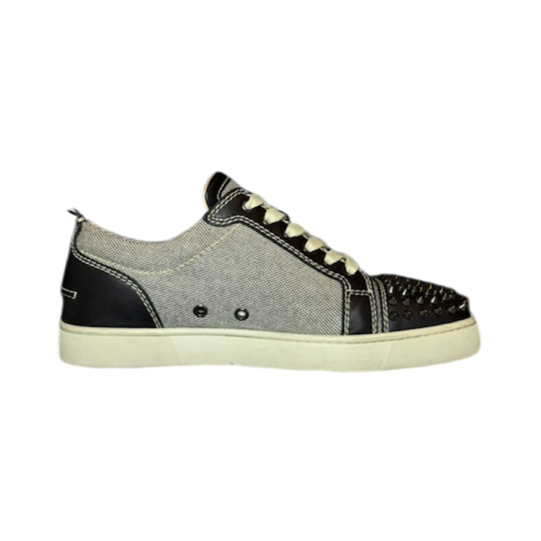 LOUBOUTIN LOUIS JUNIOR SNEAKERS GREY | SIZE: 41.5