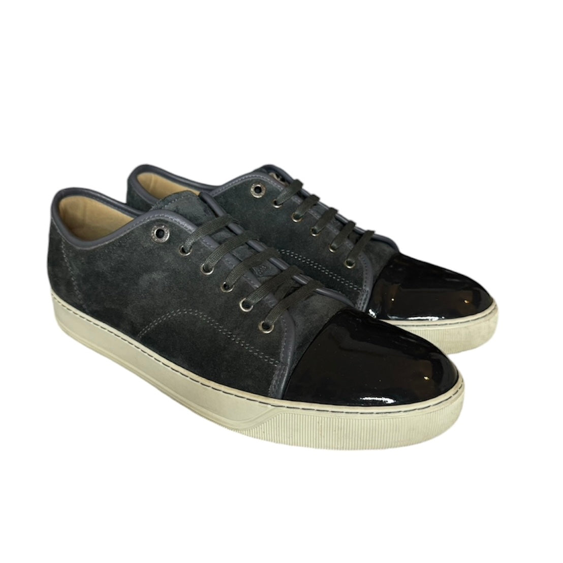 LANVIN DBB1 CAP TOE SNEAKER ELEPHANT GREY | SIZE: 10