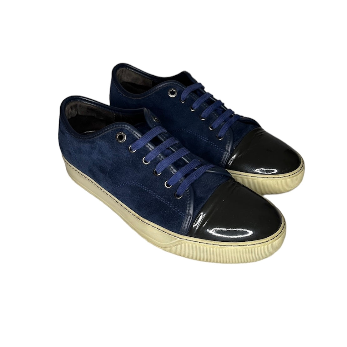 LANVIN BLUE DDB1 CAP TOE SNEAKER / UK 8